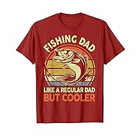 Mens Fishing Gift Dad Shirt Fisherman Papa Grandpa Funny Vintage T-Shirt