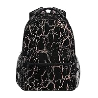 Skull And Flowers Backpacks Travel Laptop Daypack School Bags for Teens Men Women