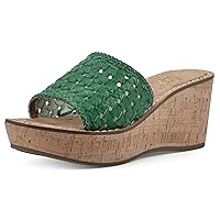 WHITE MOUNTAIN Women's Charges Woven Wedge Sandal