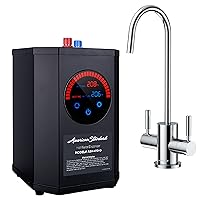 American Standard ASH-410 Digital Hot Water Dispenser, Includes Polished Chrome Dual Handle Faucet 1500 Watts, 110v