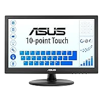 ASUS VT168HR 15' Touch Monitor - 15.6' 1366x768, 10-point Touch, HDMI, Flicker free, Low Blue Light, Wall-mountable, Eye care, VESA, HDMI, VGA