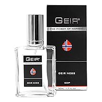 Geir Ness Eau de Parfum Spray For Men - Long Lasting Fresh, Cool Scent - Mix of Refreshing Norwegian Mountain Fragrance