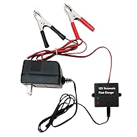 Performance Tool W2985 12V Automatic Battery Float Charger for Wet or Gel Cell Batteries in Boats, Cars, Snowmobiles, ATVs and Tractors