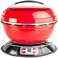 EP-3620RD Wood Fired Portable Grill, Red