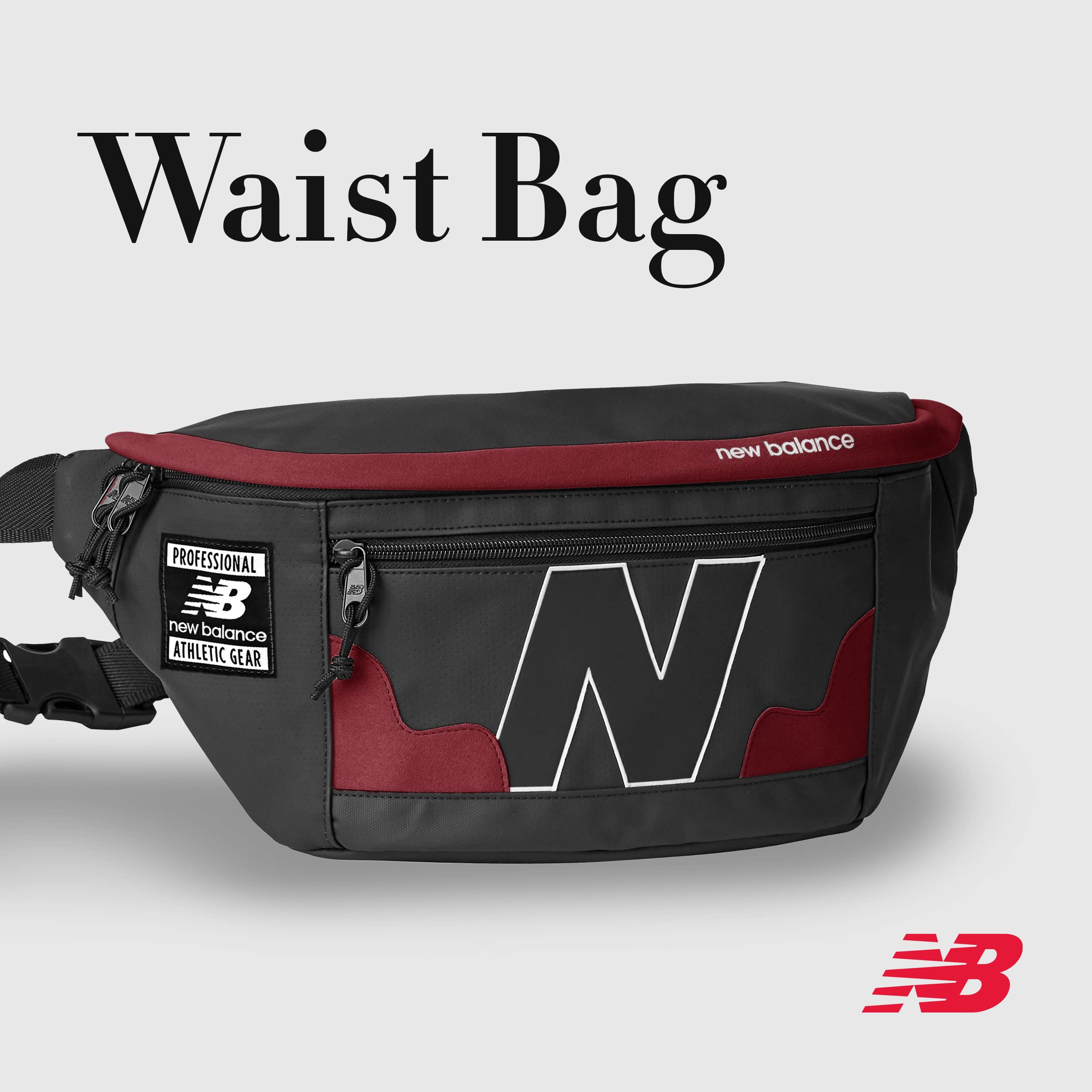 Concept One New Balance Fanny Pack, Legacy Waist Bag for Men and Women