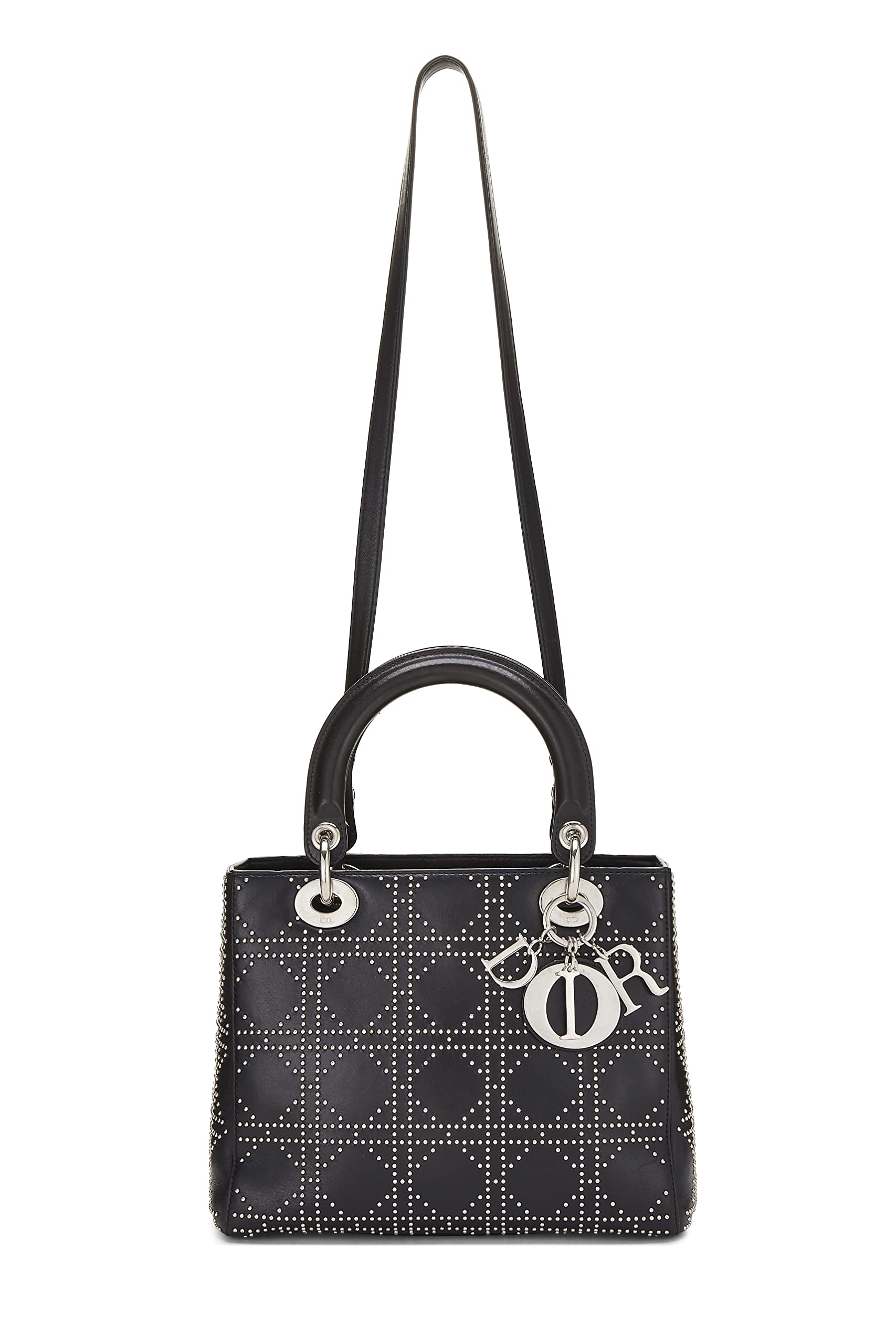 Medium Lady Dior Bag  Black Ultramatte Cannage Calfskin  Dior Couture UAE
