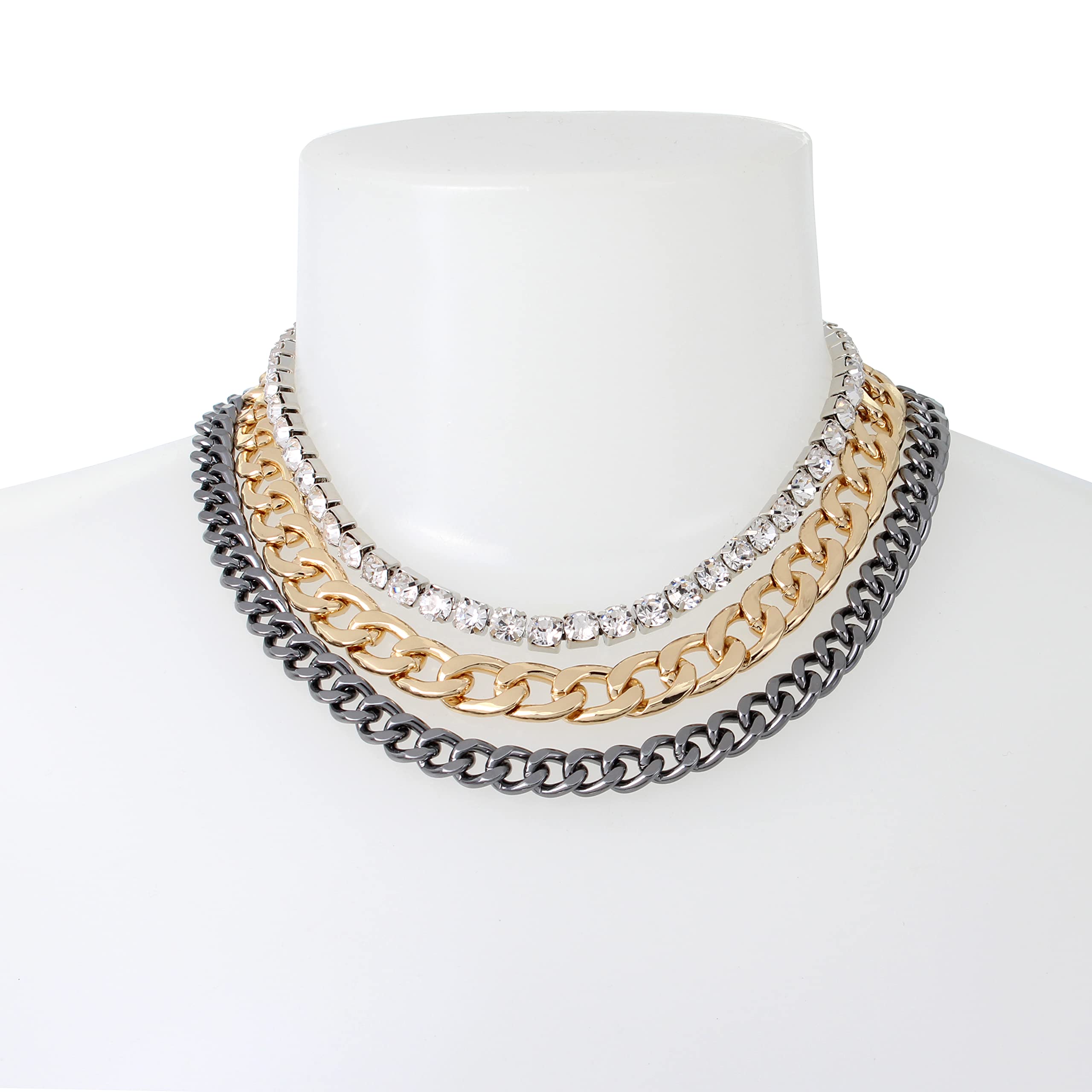 Steve Madden Layered Chain Necklace