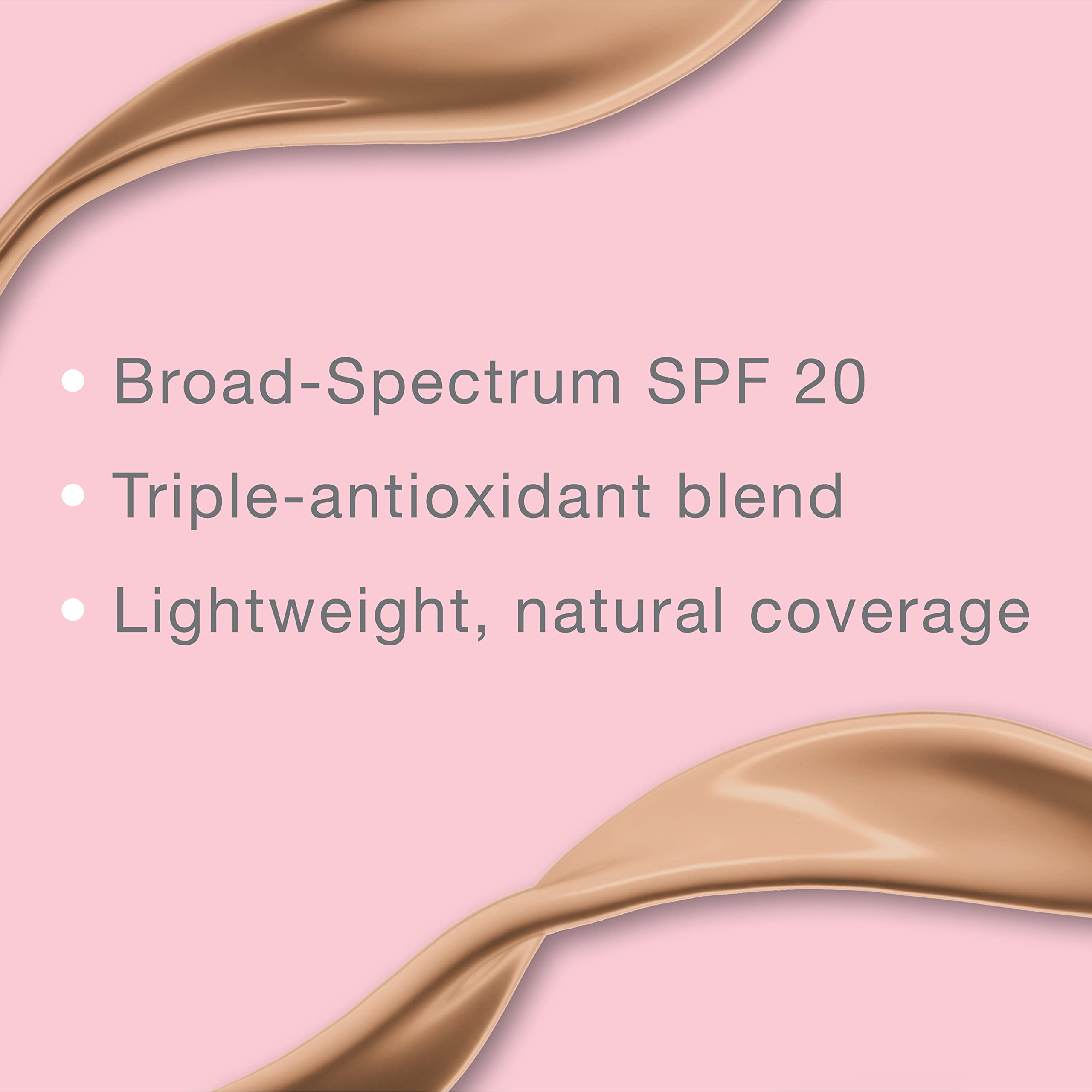 Neutrogena Healthy Skin Liquid Makeup Foundation, Broad Spectrum SPF 20 Sunscreen, Lightweight & Flawless Coverage Foundation with Antioxidant Vitamin E & Feverfew, Fresh Beige, 1 fl. oz