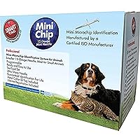 ISO Microchip Box with Identification Tag for Pets, Mini