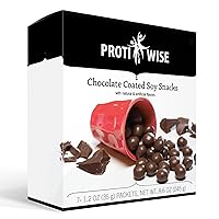 ProtiWise - By Doctors Weight Loss High Protein 15g Soy Snacks | Chocolate | 7/Box | Weight Loss, KETO Diet Friendly, Hunger Control Snack | Low Fat, Low Calorie, Low Sugar