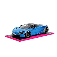 Pink Slips 1:24 W2 McLaren 720S Die-Cast Car w/Base, Toys for Kids and Adults(Blue)