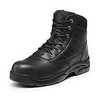 NORTIV 8 Men's Steel Toe Work Boots Breathable Ankle Safety Industrial & Construction Boots