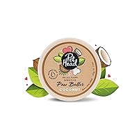 PET Head On All Paws Coconut Paw Butter 1.4 oz. Nourishing Paw Balm, Moisturizes Paws and Noses to Leave Them Soft and Crack-Free, Lickable, Gentle Formula for Puppies. Made in USA