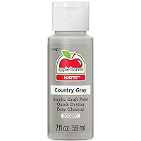Apple Barrel Acrylic Paint in Assorted Colors (2 Ounce), 20526 Country Grey