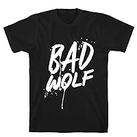 LookHUMAN Doctor Who Bad Wolf Black Men's Cotton Tee