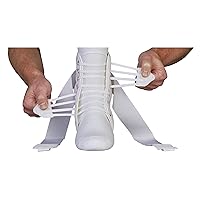 ASO Speed Lacer Ankle Stabilizer, White, Medium