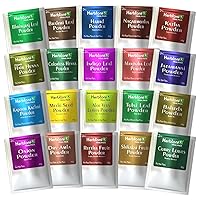 Herbal Hair Care Mini Pack of 20 Natural and Organic Powders for Hair Growth Mask, Combat Dandruff, Thinning Hair Pack - 20 x 40g Each (Total 800g)