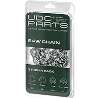 20 Inch Chainsaw Chain / L81 /.063 Gauge 81 Drive Links .325 Pitch/Compatible with Stihl Chainsaw - 3 Pack