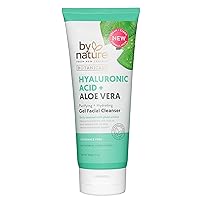 By Nature Hyaluronic Acid + Aloe Vera Facial Cleanser to Hydrate & Brighten Your Skin - Skincare from New Zealand - Premium Face Cleanser - 7oz