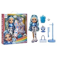 RAINBOW HIGH Fashion Doll with Slime & Pet - Skyler (Blue) - 28 cm Twinkle Doll with Shining Deer, Magic Pet and Fashion Accessories - Children's Toy - Ages 4-12 Years