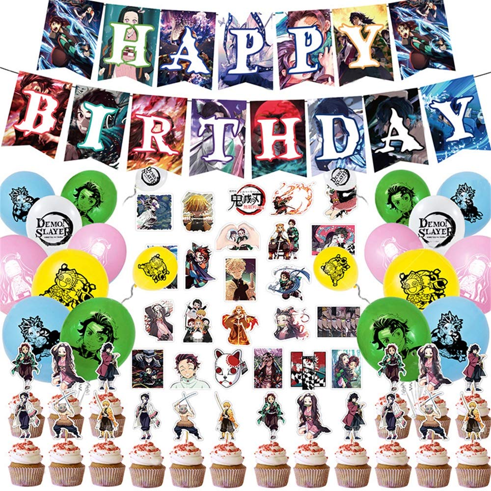 Haikyuu Birthday Party Decorations 44PCS Japanese Anime Favors Supplies for  Dorm Cartoon Decor 18 Pack Balloons, 1 Pack Banner, 24 Pack Small Cake  Toppers, 1 Big Cake Toppers : Amazon.in: Toys & Games