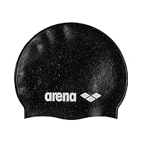 Arena Classic Unisex Soft Silicone Swim Cap for Women and Men, Intensive Training Comfortable Non-Slip Long Hair Swimming Hat