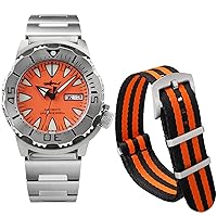 Heimdallr Automatic Diving Watches Sapphire Glass Men Watch 200M Waterproof Wristwatch with Nylon Watch Band