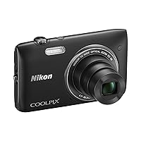Nikon COOLPIX S3500 - Black 20.1 MP Point & Shoot Digital Camera