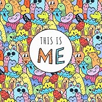This Is Me | Foster Child Lifebook: Keepsake Fill-In Memory Book for Children in Foster Care or Foster to Adopt | Fun Monsters Theme