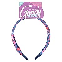 GOODY Kids Ouchless Classic Headband - 1 Count, Nostalgia Collection - For All Hair Types - Beautiful Design for Instant Style - Pain-Free Hair Accessories for Women, Men, Boys, and Girls