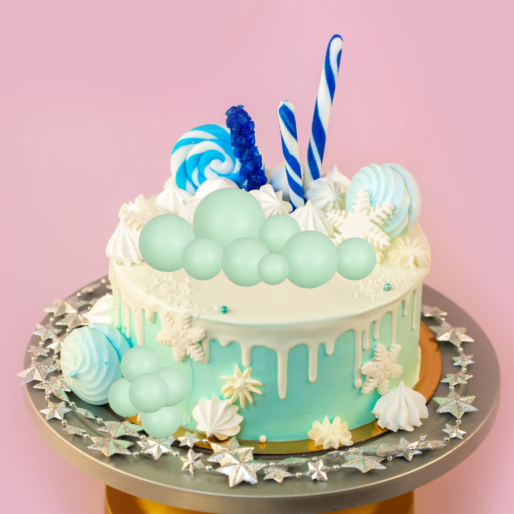 Mua Gyufise 30Pcs Balls Cake Topper Mini Balloons Cake Toppers ...