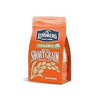 Lundberg Family Farms - Organic Brown Short Grain Rice, Subtle Nutty Aroma, Clings When Cooked, 100% Whole Grain, High Fiber, Pantry Staple, USDA Certified Organic, Gluten-Free, Vegan (32 oz, 1-Pack)
