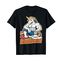 Dadacorn Unicorn Dad and Kid - Best Father's Day Funny T-Shirt