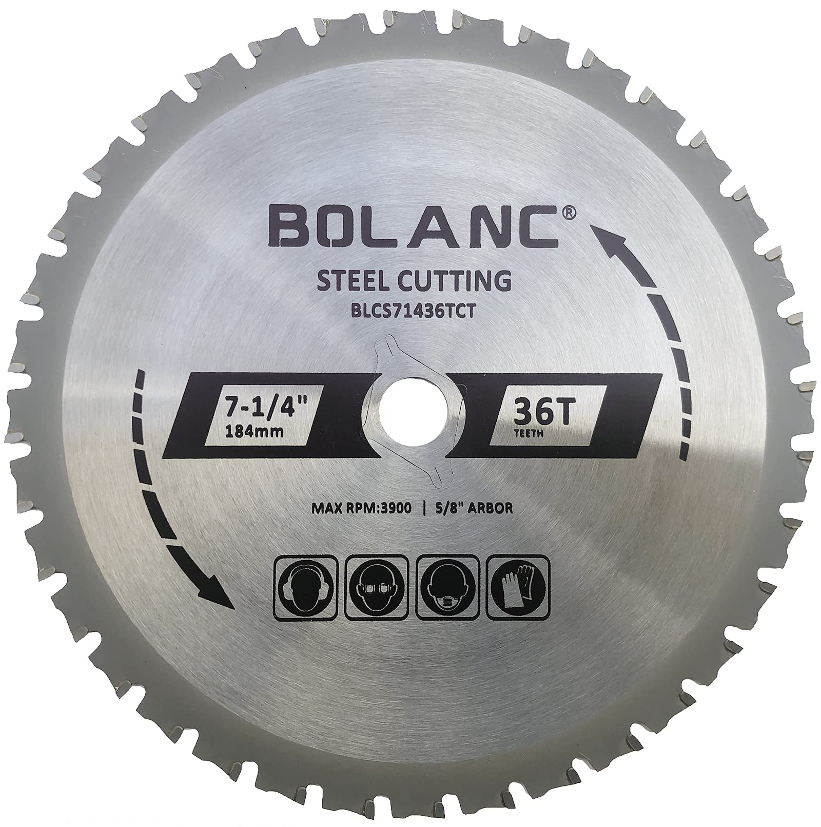 Mua BOLANC Metal Ferrous Steel Cutting Circular Saw Blade 7-1/4 Inch 36  Tooth with 5/8 Inch Arbor trên Amazon Mỹ chính hãng 2023 Giaonhan247