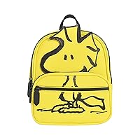 Concept One Peanuts Mini Backpack, Small Travel Bag for Men and Women, Woodstock, 9 Inch