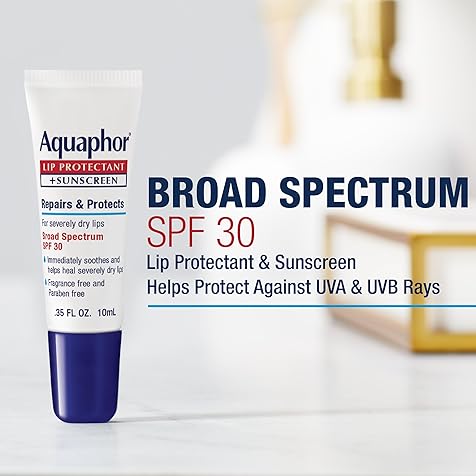 Lip Repair Lip Balm with Sunscreen, Lip Protectant, Lip Balm SPF 30, 0.35 Oz Tube