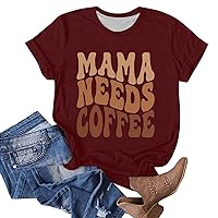 for Women Mama Mommy Mom Bruh Shirt for Women Mom T Shirts Funny Short Sleeve Casual Crewneck Tops Tees Funny Mom Shirts