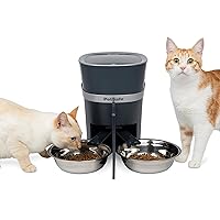 PetSafe Smart Feed Automatic Pet Feeder with 2-Pet Meal Splitter for Cats and Dogs - WiFi App Connected - Programmable Food Dispenser for Multiple Pets - Customize Mealtime - Compatible with Alexa