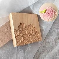 Japanese Wagashi Tool, Wintersweet Thousand Plum Plate Plum Blossom Stamp Three-Dimensional Printed Board Hand Making Tool (PB-3)