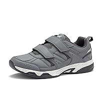 Avia Avi-Union II Non Slip Shoes for Men, Hook and Loop Mens Walking Shoes with Memory Foam, Comfort Restaurant and Diabetic Shoes for Men - Black Wide or Extra Wide Width Safety Footwear
