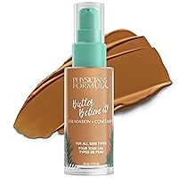 Physicians Formula Butter Believe It! Foundation + Concealer Tan-to-Deep | Dermatologist Tested, Clinicially Tested