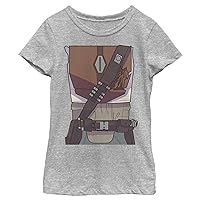 THE MANDALORIAN Girl's Star Wars Armor Costume T-Shirt