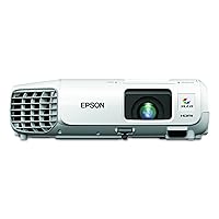 Epson V11H694020 PowerLite S27 SVGA 3LCD Projector 2700 Lumens 800 x 600 Pixels 1.35x Zoom White
