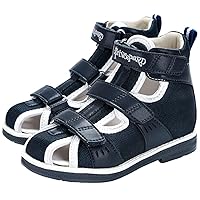 Orthopedic Sandals for Kids and Toddlers, Summer Children's Corrective Shoes for Boys and Girls Flat Feet or Tiptoe Walking,High-Top Ankle Support and Anti-Slip Sole