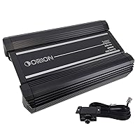 XTR Series XTR2500.1DZ High Power Monoblock Class-D Car Amplifier - 2500W RMS, 1-Ohm Stable, Low-Pass Crossover, Bass Boost Control, MOSFET Power Supply, Bass Knob Included, Made in Korea