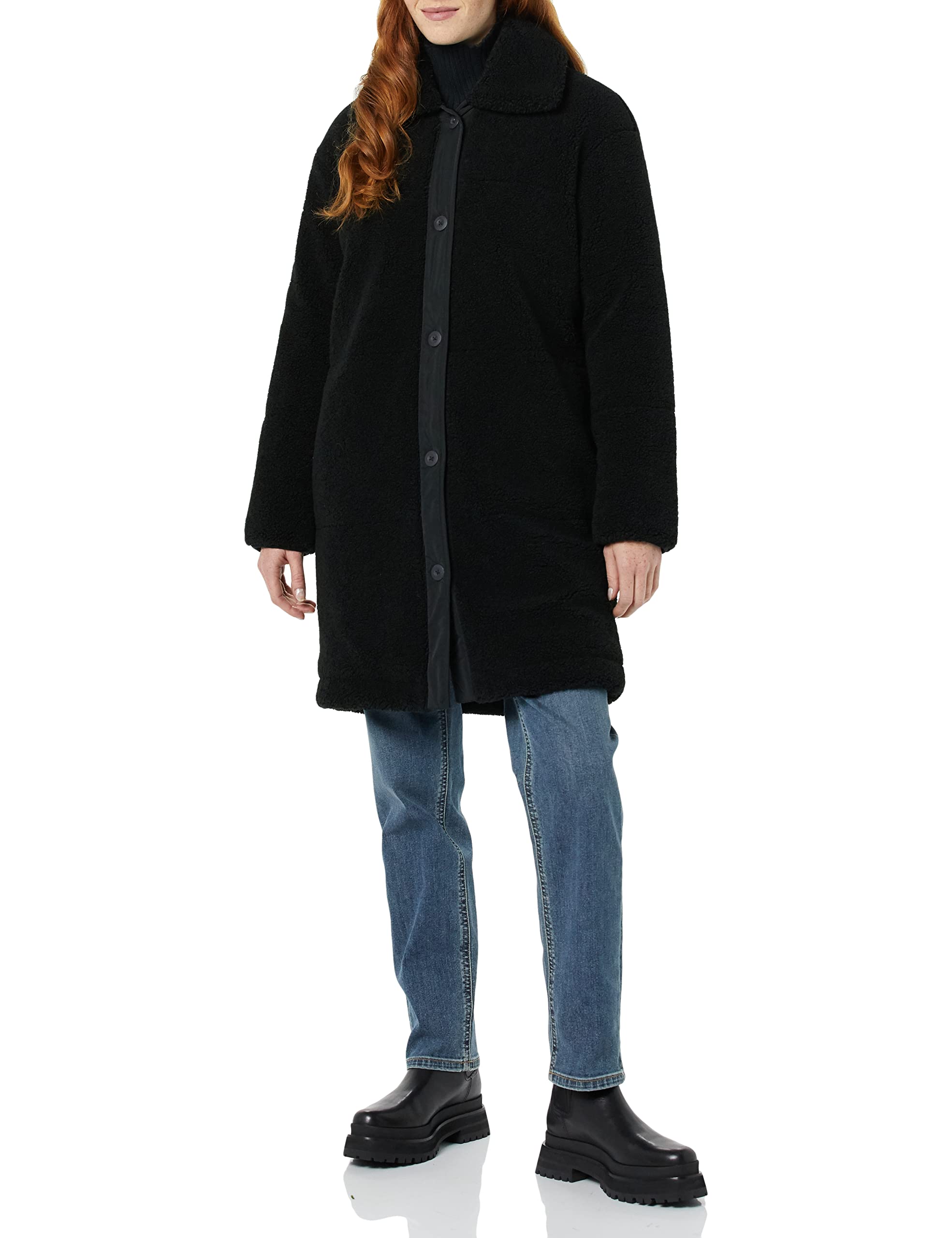 Goodthreads Women's Oversized Teddy Sherpa Coat
