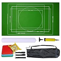Puzzle Mat for Puzzles with Up to 2000 Pieces,Puzzle Base for Rolling,Practical Accessories for Storing Puzzles,Jigsaw Puzzle Roll Mat Puzzle Storage Saver Black Felt Mat (Green, 3000 Pieces)