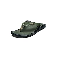 Ohana Men's Beach Sandals, Quick-Dry Flip-Flop Slides, Water Resistant & Lightweight, Compression Molded Footbed & Ultra-Soft Comfort Fit
