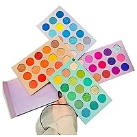 60 Colors Eyeshadow Palette, 4 in1 Color Board Makeup Palette Set Highly Pigmented Glitter Metallic Matte Shimmer Natural Ultra Eye Shadow Powder Easy to Blend