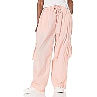 [BLANKNYC] Womens Luxury Clothing High Rise Pull On Cargo Pants, Comfortable & Stylish